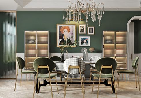 青島美式輕奢效果圖_黃島匯豪觀邸大宅裝修設(shè)計(jì)風(fēng)格/報(bào)價(jià)